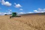 Colheita da soja avança no Rio Grande do Sul. Na região de Constantiva, tempo bom permitiu a colheita do grão. <!-- NICAID(15733121) -->
