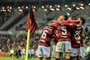 BRASILEIRO A 2023, FLAMENGO X BRAGANTINORJ - BRASILEIRO A 2023, FLAMENGO X BRAGANTINO - ESPORTES - RJ - RIO DE JANEIRO - 23/11/2023 - BRASILEIRO A 2023, FLAMENGO X BRAGANTINO - Arrascaeta jogador do Flamengo comemora seu gol com jogadores do seu time durante partida contra o Bragantino no estádio Maracanã pelo campeonato Brasileiro A 2023. 23/11/2023 - Foto: THIAGO RIBEIRO/AGIF - AGÊNCIA DE FOTOGRAFIA/AGIF - AGÊNCIA DE FOTOGRAFIA/ESTADÃO CONTEÚDOEditoria: ESPORTESLocal: RIO DE JANEIROIndexador: THIAGO RIBEIROFotógrafo: AGIF - AGÊNCIA DE FOTOGRAFIA<!-- NICAID(15607536) -->
