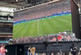 Harry Styles exibe jogo da Inglaterra no telão antes de show em Wembley