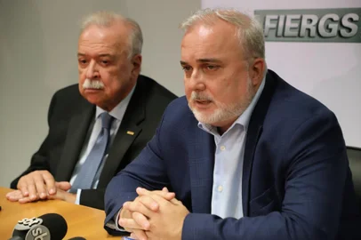 O presidente da Petrobras, Jean Paul Prates, esteve em Porto Alegre nesta sexta-feira (26) e participou de reunião na Fiergs - Foto: Dudu Leal/Fiergs/Divulgação<!-- NICAID(15439880) -->