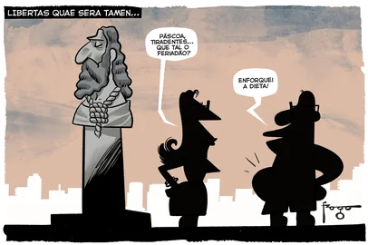 Charge 21/04/2025. Foto: Gilmar Fraga / Agencia RBS<!-- NICAID(16020634) -->