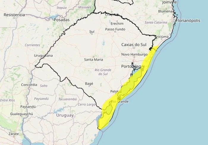Instituto Nacional de Meteorologia (Inmet) / Reprodução
