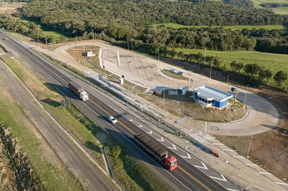 Posto de pesagem da CCR ViaSul na BR-386
