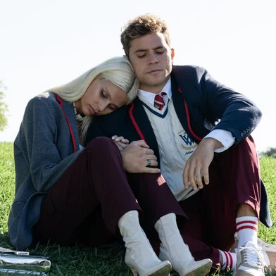 ELITE. Valentina Zenere as Isadora, AndrÃ© Lamoglia as IvÃ¡n in episode 04 of ELITE. Cr. MatÃ­as Uris/Netflix Â© 2023<!-- NICAID(15822552) -->