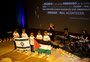 Entidades religiosas e sociais promovem ato contra o terrorismo no Theatro São Pedro, em Porto Alegre