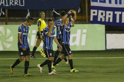 PORTO ALEGRE, RS, BRASIL, 22/03/2021- São José x Grêmio: jogo atrasado da terceira rodada do Gauchão. Foto: Jefferson Botega / Agencia RBSIndexador: Jeff Botega<!-- NICAID(14740901) -->