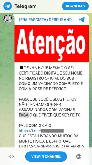 Telegram / Reprodução