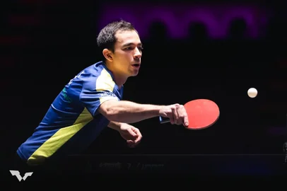 Hugo Calderano, tênis de mesa