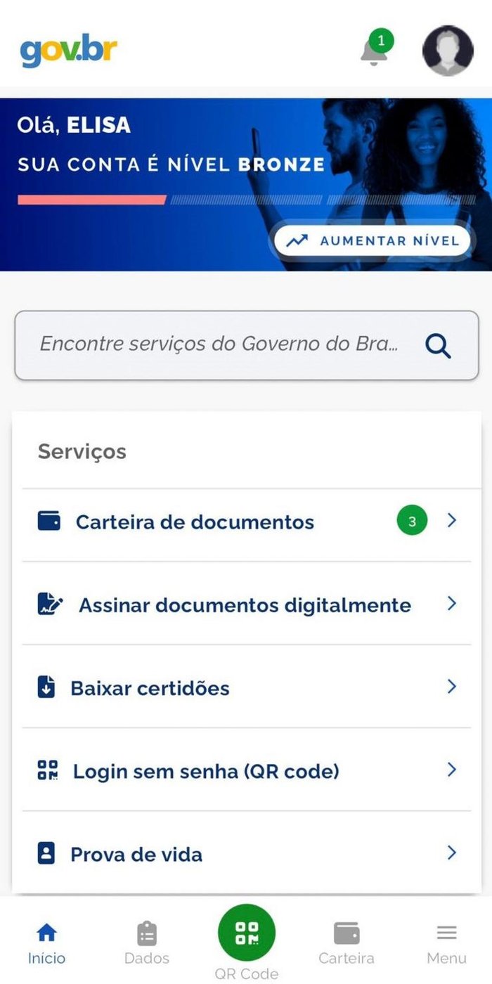 Gov.br / Reprodução Gov.br / Reprodução