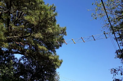 Porto Alegre, RS - 05/09/2018 - Travessia de cordas instalada no Lami. Foto: PMPA / Divulgação <!-- NICAID(15031537) -->
