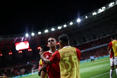 PORTO ALEGRE, RS , BRASIL, 25-01-2026: Internacional x Grêmio, clássico GRE-NAL número 449, válido pela quinta rodada do Gauchão 2026, realizado no estádio Beira-Rio. Foto: Renan Mattos/Agência RBS<!-- NICAID(16211487) -->