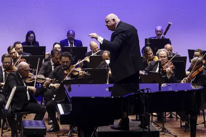 PORTO ALEGRE, RS, BRASIL, 19-06-2026: Após dois anos de obras, a Assembleia Legislativa reabre o Teatro Dante Barone ao público. A cerimônia de reinauguração será realizada nesta sexta-feira (19), tendo um concerto da Orquestra Sinfônica de Porto Alegre (Ospa) como atração principal. Foto: Bruno Todeschini/Agência RBS<!-- NICAID(16310660) -->