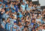 Ingressos para a torcida do Grêmio estão esgotados para jogo contra o Botafogo