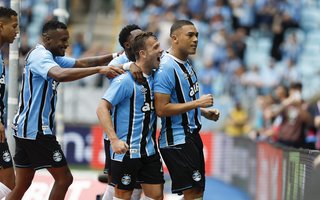 Porto Alegre, RS, Brasil -  Grêmio e Juventude se enfrentam em partida válida pelo Campeonato Brasileiro Série A 2025.Indexador: jeff botega<!-- NICAID(16154263) -->