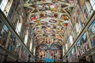 Sistine Chapel in Vatican museum<!-- NICAID(15979254) -->