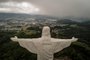 ENCANTADO, RS, BRASIL - 2023.09.24 - Após 19 dias, Cristo Protetor retoma visitas de fiéis em Encantado. (Foto: André Ávila/ Agência RBS)<!-- NICAID(15549828) -->