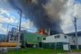 Incêndio atinge frigorífico em Miraguaí, no norte do RS<!-- NICAID(15628216) -->