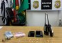 Dois homens são presos e um adolescente é apreendido em operação contra tráfico de drogas em Canoas 