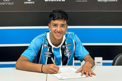 Benjamin dos Santos, jogador do Grêmio<!-- NICAID(16108932) -->