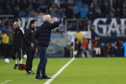 Jeff Botega / Agencia RBS PORTO ALEGRE, RS, BRASIL, 10-05-2026: Grêmio vs Flamengo pelo campeonato Brasileiro Série A 2026, na Arena. Fotos: Jeff Botega/Agencia RBSIndexador: jeff botega<!-- NICAID(16282320) -->