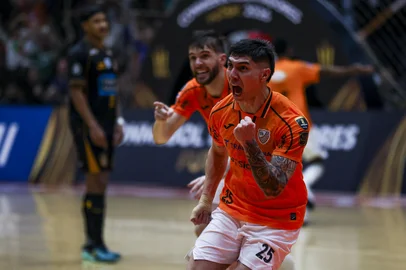 ACBF campeã da Libertadores de Futsal. Na foto, Lucas Otanha. <!-- NICAID(16297592) -->
