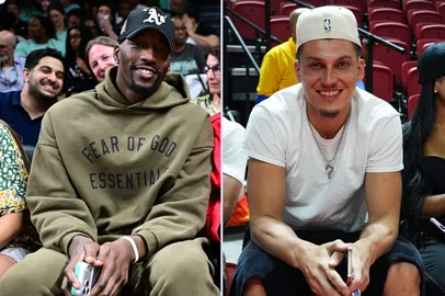 Bam Adebayo e Tyler Herro<!-- NICAID(16325354) -->
