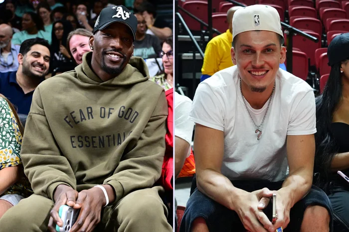 Montagem com fotos de MIKE LAWRENCE e CANDICE WARD / NBAE / GETTY IMAGES / GETTY IMAGES VIA AFP