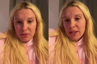 Millie Bobby Brown desabafa nas redes sociais<!-- NICAID(15988361) -->