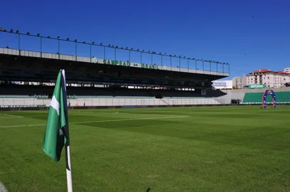 CAXIAS DO SUL, RS, BRASIL, 13/05/2023. Jogo Juventude e Mirassol, no estádio Alfredo Jaconi em Caxias Do Sul. (Neimar De Cesero/Agência RBS)<!-- NICAID(15427752) -->