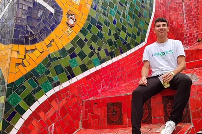 Mattia Bazzi, 22 anos, atleta de beach tennis<!-- NICAID(15969411) -->