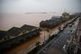 Porto Alegre, RS, Brasil, 02/05/2024: Situação do Cais Mauá com a enchente do Guaíba. - Foto: Duda Fortes/Agência RBS<!-- NICAID(15751918) -->