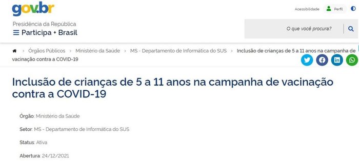 Gov.br / Reprodução