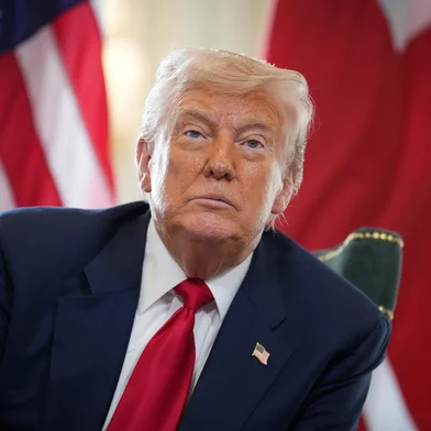 US President Donald Trump speaks during a bilateral meeting with Britain's Prime Minister Keir Starmer at the Trump Turnberry Golf Courses, in Turnberry south west Scotland on July 28, 2025. (Photo by Christopher Furlong / POOL / AFP)Editoria: POLLocal: TurnberryIndexador: CHRISTOPHER FURLONGSecao: diplomacyFonte: POOLFotógrafo: STR<!-- NICAID(16089299) -->