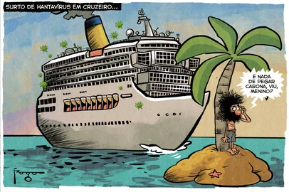 PORTO ALEGRE, RS, BRASIL, 12-05-2026: Charge do Fraga. Foto: Gilmar Fraga/Agência RBS<!-- NICAID(16283981) -->