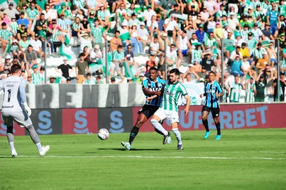 CAXIAS DO SUL, RS, BRASIL, 01/03/2025. Gauchão 2025 - Juventude e Grêmio - Alfredo Jaconi. (Neimar De Cesero/Agência RBS)<!-- NICAID(15986717) -->
