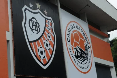 CARLOS BARBOSA, RS, BRASIL (28/11/2021)ACBF X CASCAVEL pela semi final da Liga Nacional de Fustsal no Centro Municipal de Eventos Sérgio Luiz Guerra. (Antonio Valiente/Agência RBS)<!-- NICAID(14952800) -->