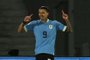 Uruguay's forward Darwin Nunez celebrates after scoring during the 2026 FIFA World Cup South American qualification football match between Uruguay and Colombia at the Centenario Stadium in Montevideo on October 17, 2023. (Photo by Pablo PORCIUNCULA / AFP)Editoria: SPOLocal: MontevideoIndexador: PABLO PORCIUNCULASecao: soccerFonte: AFPFotógrafo: STF<!-- NICAID(15571824) -->
