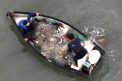 Comunicação Social do Ibama / Divulgação Ação do Ibama contra pesca ilegal da tainha em maio no RS termina com mais de cem toneladas de peixe apreendidas. Patrulhas foram concentradas na área de proibição de pesca de emalhe (rede), no canal e desembocadura do estuário da Lagoa dos Patos.<!-- NICAID(16300151) -->