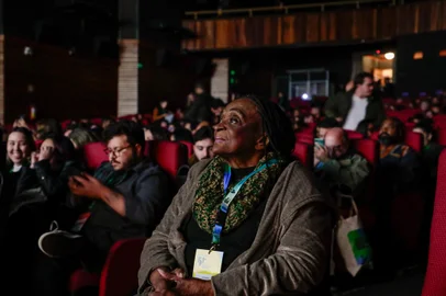 51º Festival de Cinema de GramadoHomenageada troféu Oscarito atriz Léa Garcia<!-- NICAID(15509745) -->