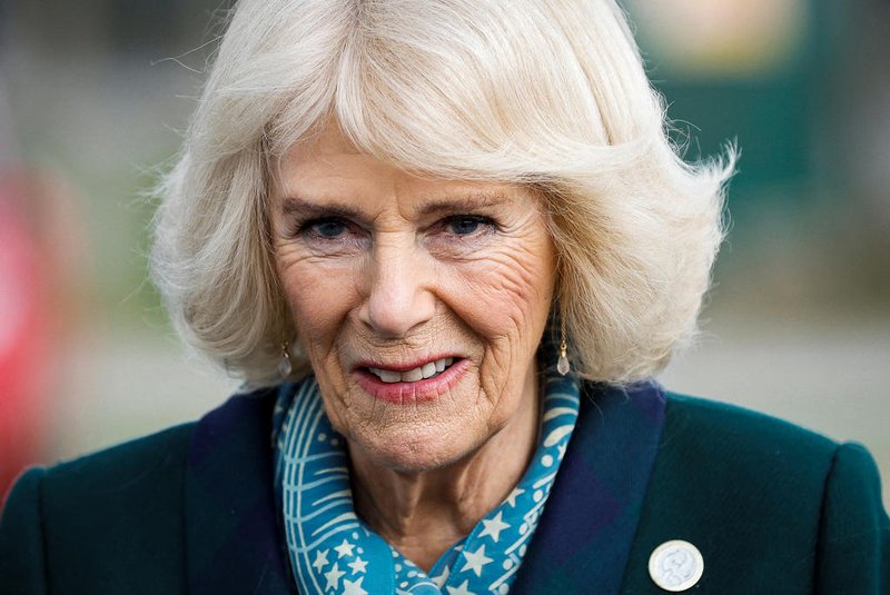 (FILES) In this file photo taken on February 2, 2022 Britain's Camilla, Duchess of Cornwall reacts as she arrives at the Medway Aircraft Preservation Society (MAPS) at the Rochester Airport, in Rochester, as part of a visit in Kent. - Queen Elizabeth II has announced that she wants Camilla, the wife of her heir Prince Charles, to ultimately be known as Queen Consort, as she became the first British monarch to reign for seven decades on February 6, 2022. (Photo by PETER CZIBORRA / POOL / AFP)<!-- NICAID(15015954) -->