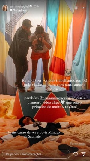 @sashameneghel Instagram / Reprodução
