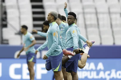 Vini Jr em treino do Brasil<!-- NICAID(16055979) -->