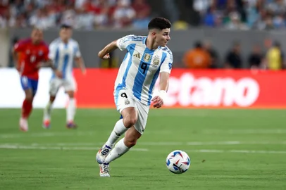 Julián Álvarez, futebol, Argentina