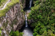 Cânion Perau do Facão é uma das atrações da rota, no município de Arvorezinha - Foto: Thiago Kerche/Amturvales/Divulgação<!-- NICAID(15366940) -->
