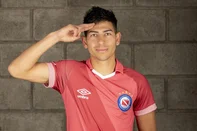 Alan Rodriguez, volante do Argentino Juniors que está na mira do inter<!-- NICAID(16071686) -->