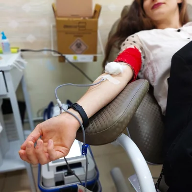 Doação de Sangre no Hemocentro de Passo Fundo<!-- NICAID(16059033) -->