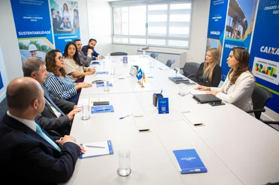 O prefeito Adiló Didomenico (PSDB) está em Brasília nesta segunda-feira (11/11) e se reuniu com representantes da Caixa Federal para buscar recursos para construção da Escola no Loteamento Campos da Serra, em Caxias do Sul. <!-- NICAID(15911819) -->