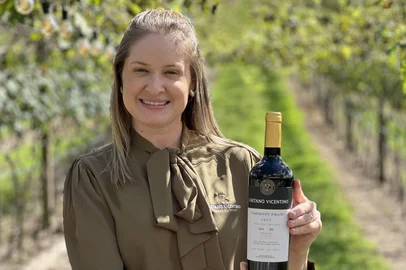 Graziela Boscato, enóloga da vinicola Caetano Vicentino. <!-- NICAID(16017493) -->