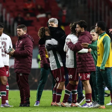 PORTO ALEGRE, RS, BRASIL, 30-07-2025: Inter e Fluminense, válido pela ida das oitavas de final da Copa do Brasil. Fotos: Duda Fortes/Agencia RBS<!-- NICAID(16091440) -->