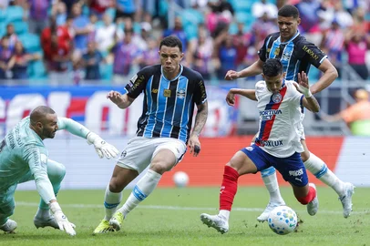 Bahia x Grêmio (17/05/2026) - 16ª rodada do Brasileirão. Fotos: Rafael Rodrigues/EC Bahia.  Fotos liberadas apenas para uso editorial. O Direito Autoral é protegido pela Lei nº 9.610 de 19/02/1998. Sempre que publicar uma foto, publique junto o crédito do fotógrafo. Instagram: @therafao<!-- NICAID(16287016) -->